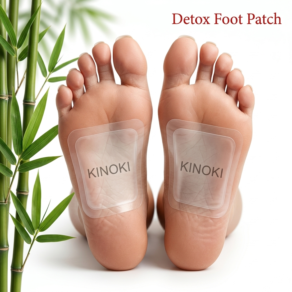 Kinoki Detox Foot Pads  | Natural Cleansing Foot Patches for Stress Relief & Better Sleep