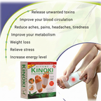 Kinoki Detox Foot Pads  | Natural Cleansing Foot Patches for Stress Relief & Better Sleep