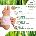 Kinoki Detox Foot Pads  | Natural Cleansing Foot Patches for Stress Relief & Better Sleep