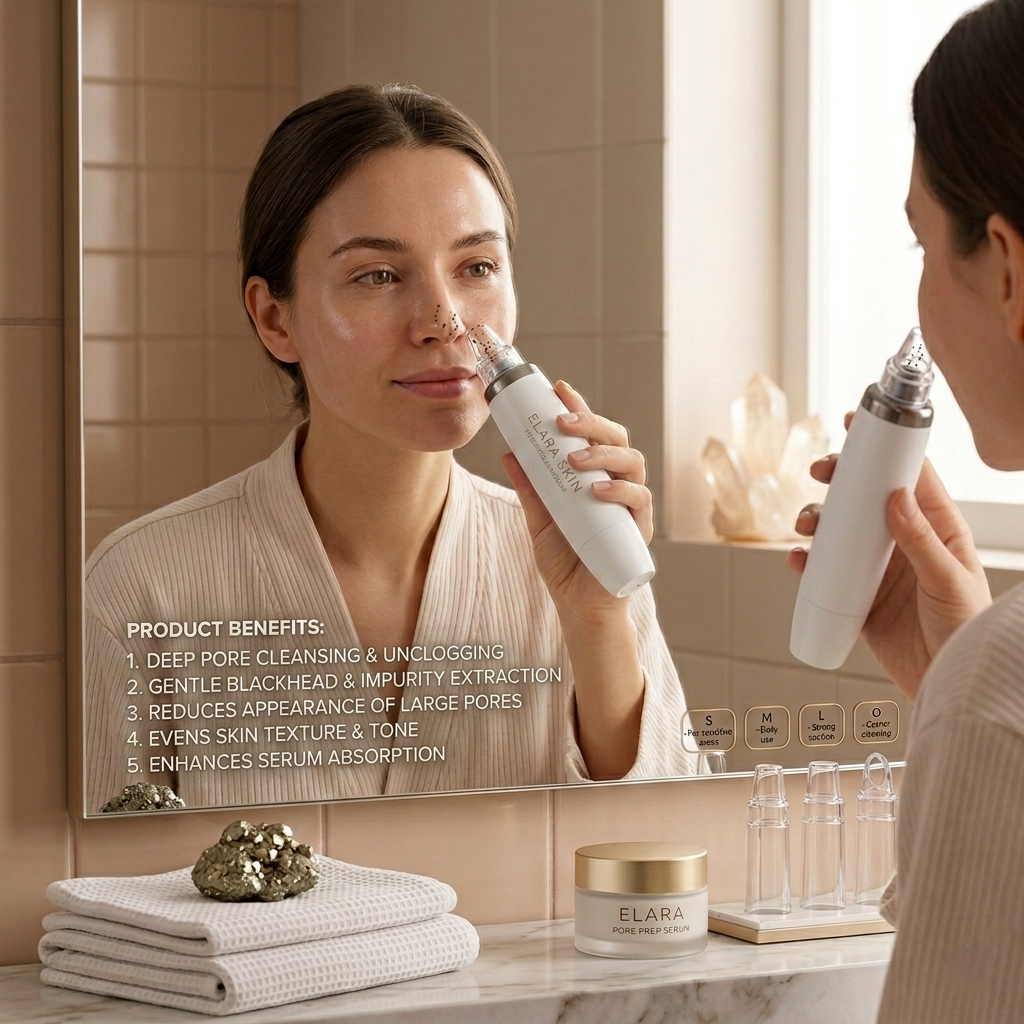Face Vacuum Suction Blackhead Remover Pore Cleaner