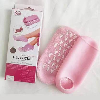Silicone Moisturizing Mask Socks Reusable Exfoliating Anti Crack Protective Dry Dead Skin Remover Tools Foot Care