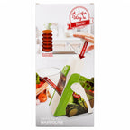 Brava Spring Vegetable Slicer Chopper | Manual Mandoline Cutter / Grinder | Multi-Function Fruit  &  Vegetable Slicer